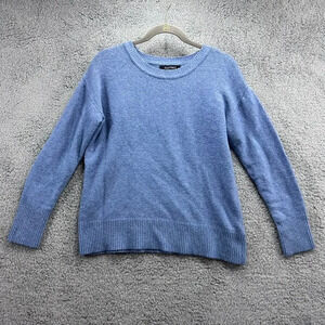 Ellen‎ Tracy Small Blue Knit Sweater Pullover Classic Comfort
